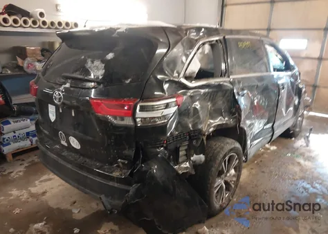 2019 Toyota Highlander Le from USA, damaged, VIN 5TDBZRFH2KS980637
